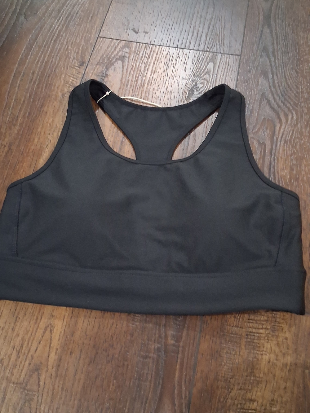 DSG Black Racerback Performance Sports Bra - Picture 2 of 3